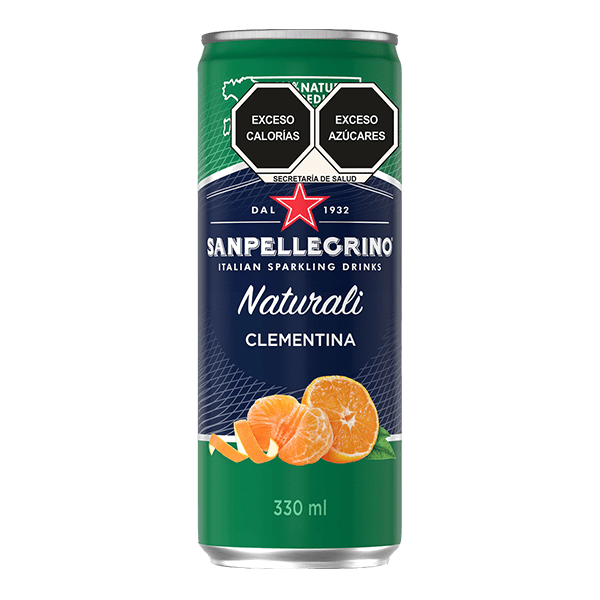 lata de San Pellegrino Clementina Naturali de 330 ml