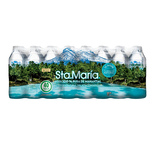 Santa María 40 botellas de 500 ml c/u